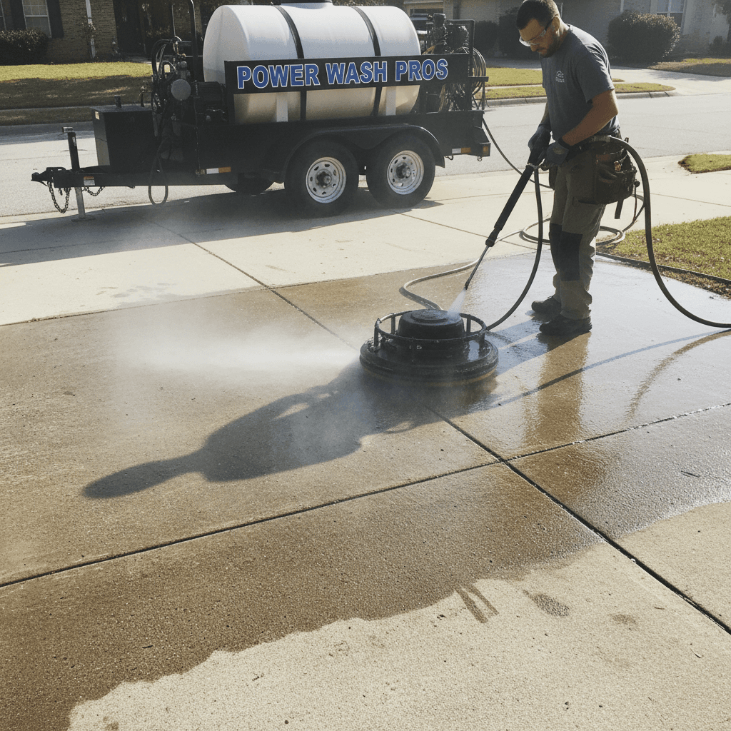 Pressure washing services