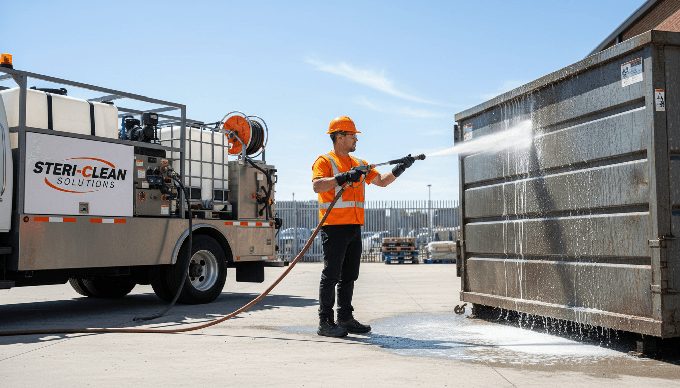 Commercial pad cleaning