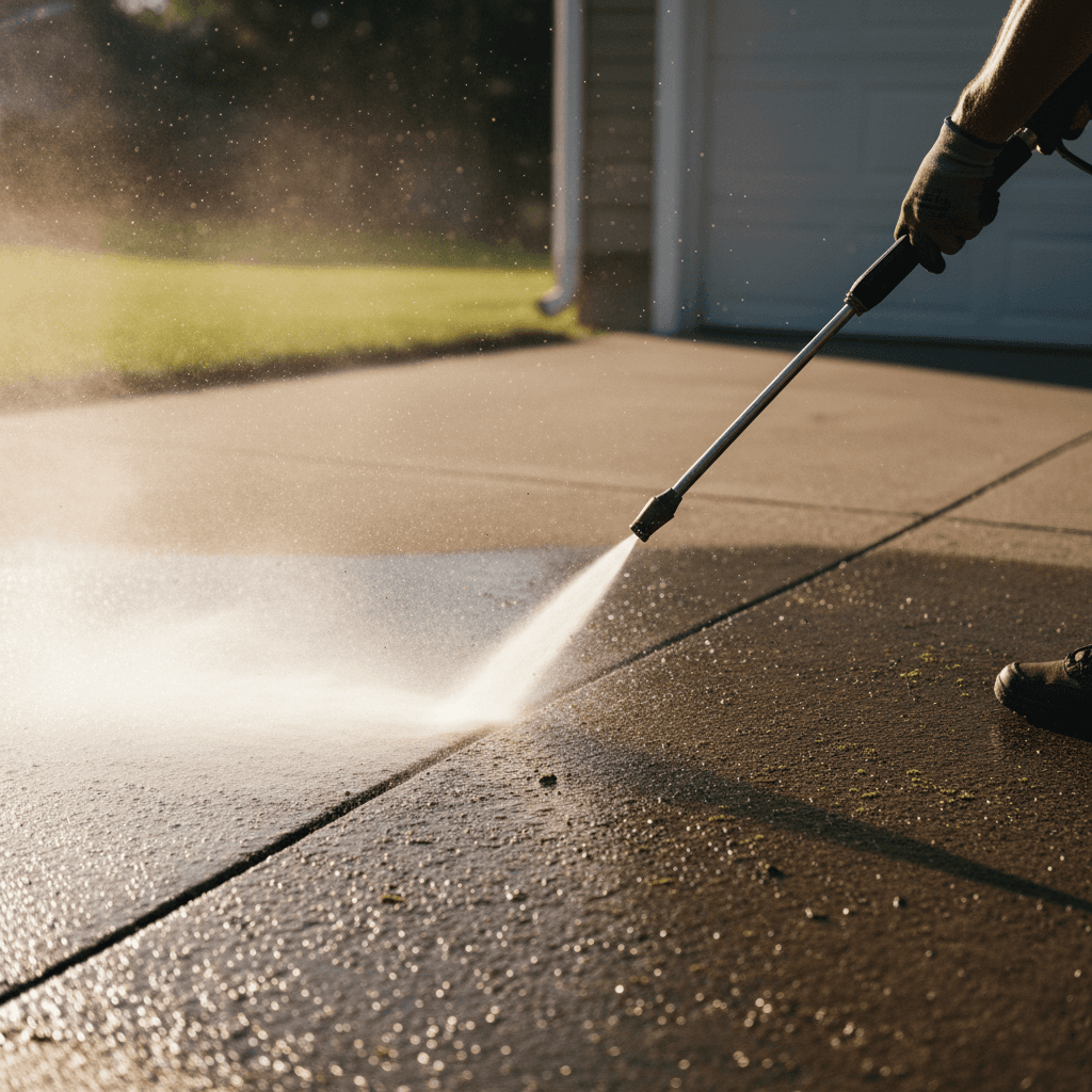 Driveway cleaning