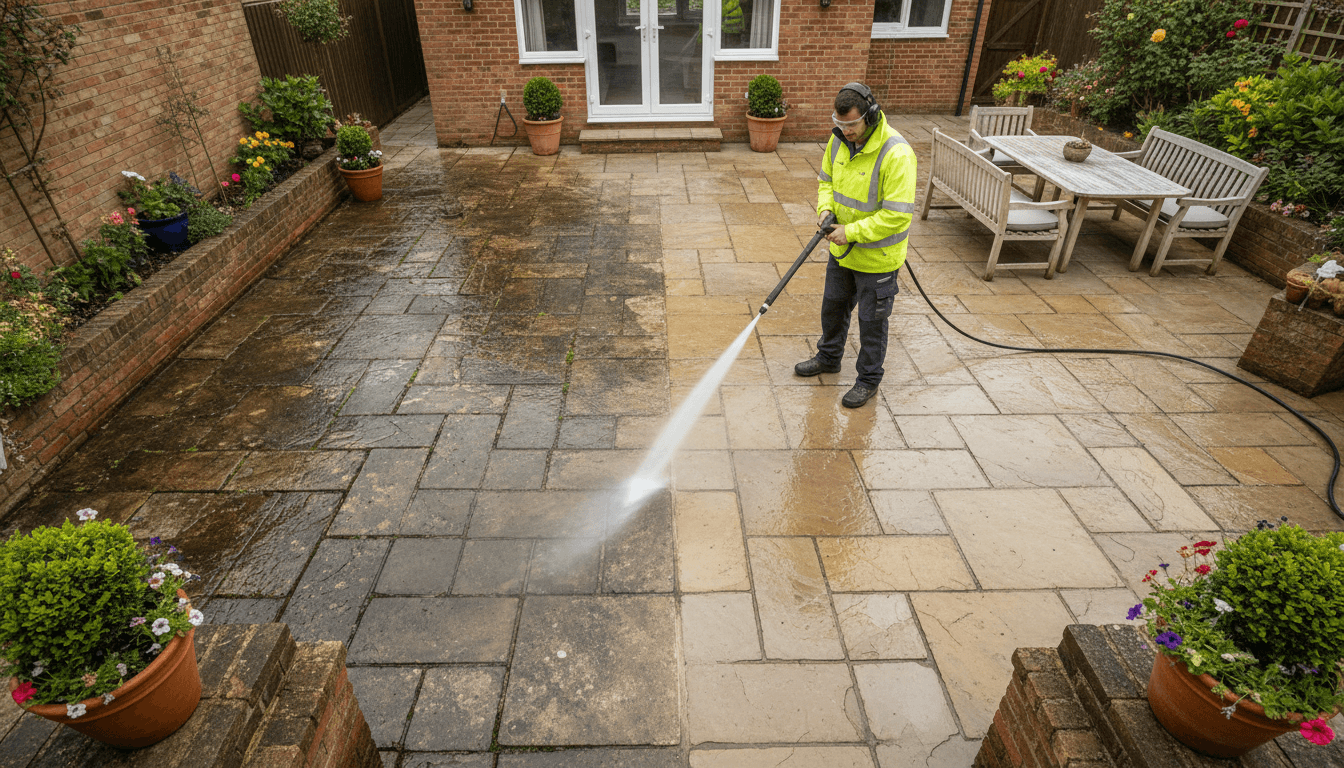 Patio cleaning